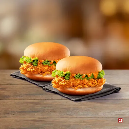 2 X Chicken Krisper Burgers