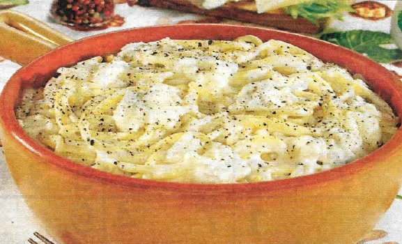 Spaghetti al gorgonzola