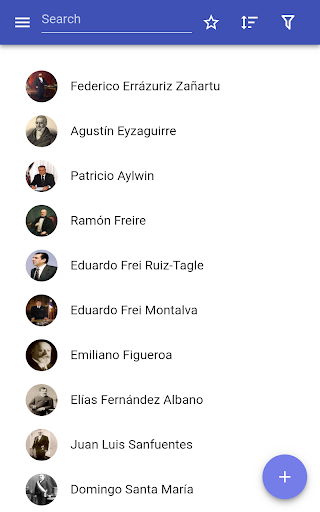 The presidents of Chile