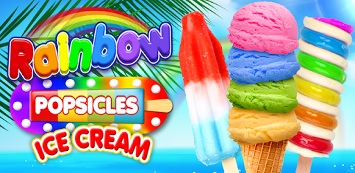 Rainbow Ice Cream & Popsicles