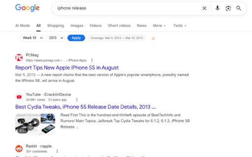 ChronoSearch screenshot 4