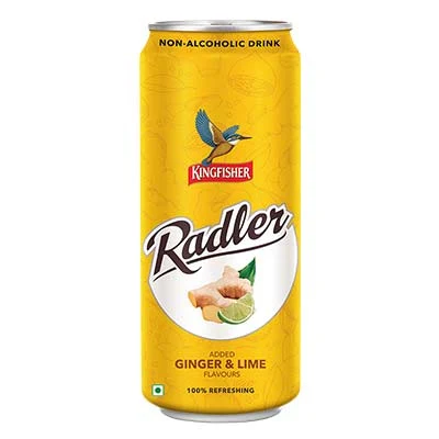 Kingfisher Radler Lemon Non Alcoholic Malt Can 300Ml