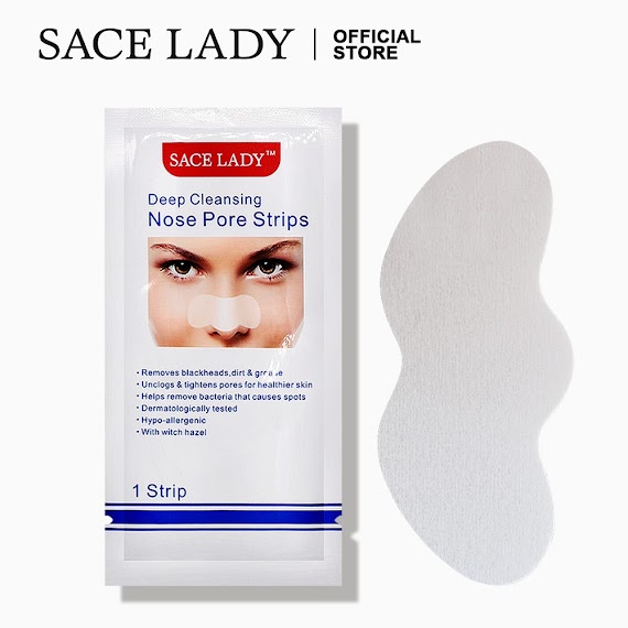 Gói Miếng Dán Lột Mụn Đầu Đen Làm Sạch Sâu Lỗ Chân Lông Sace Lady & Beauty Glazed