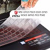 Miếng Silicon Mềm Bọc Bàn Phím Chống Bụi Cho Msi Gs65 Gf63 Gf65 P65 Ps42 Ps63 15.6"