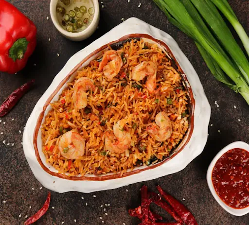 Prawns Schezwan Fried Rice