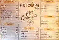 Hot Cups Kafe menu 1