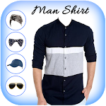 Cover Image of Unduh Man Blue Shirt Photo Suit 1 APK