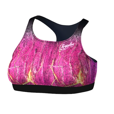 Demonia Sports Bra - Pink/Black