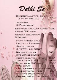 The Chaat Lover menu 2