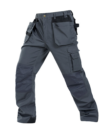 Title 12, Autumn Work Trousers Multi Pocket Sturdy Machin...