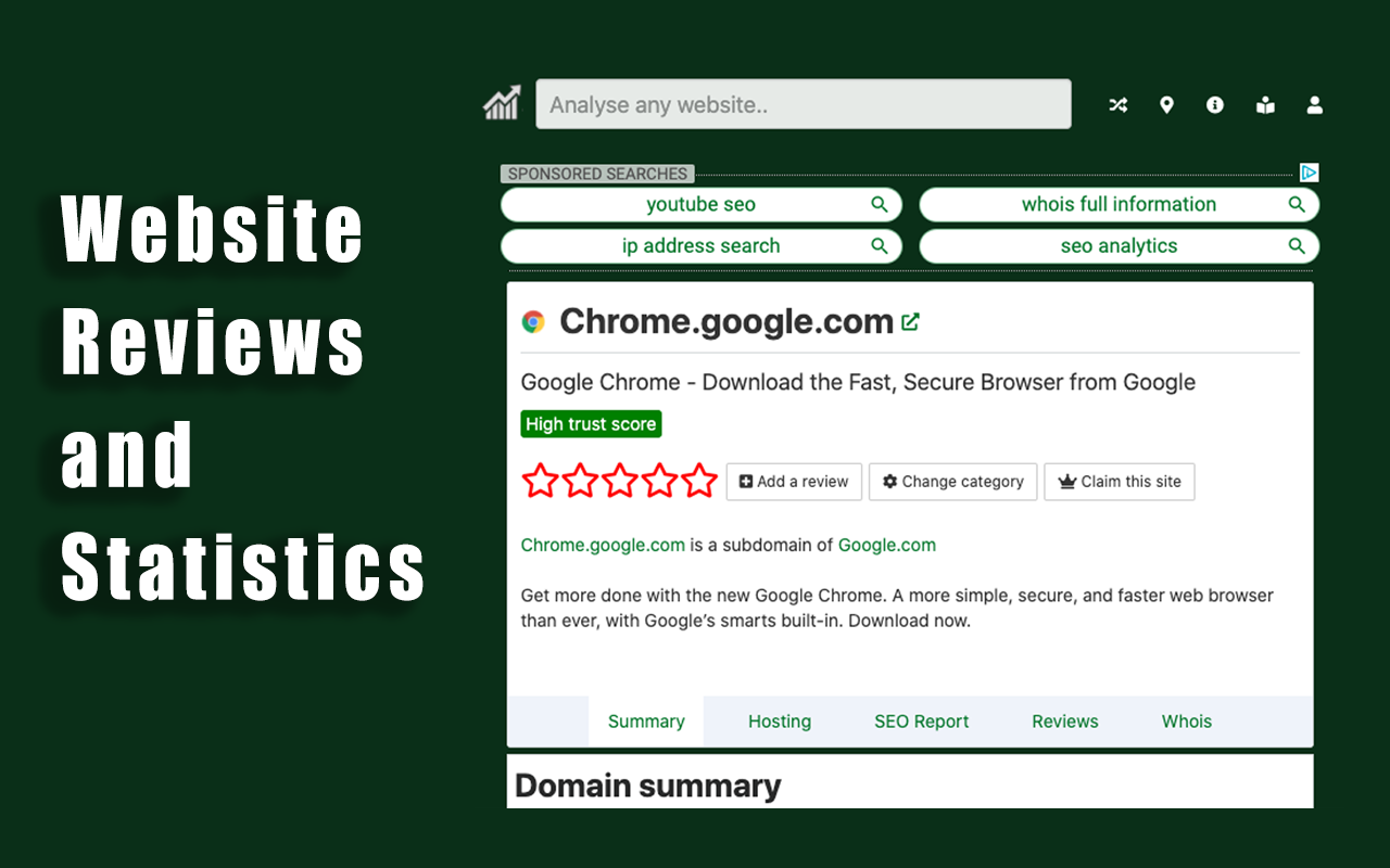 Website Reviews and Statistics - Statvoo.com Preview image 0