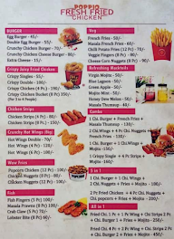 Poppio Fresh Fried Chicken menu 1