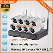 Bộ Kit Camera Wifi 8 Kênh Ip Nvr 2.0Mp