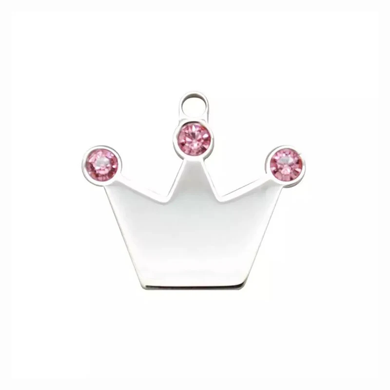 Kroon strass steentjes ornament voor de halsband van je huisdier, een luxueuze en sprankelende touch voor je geliefde viervoeter.
