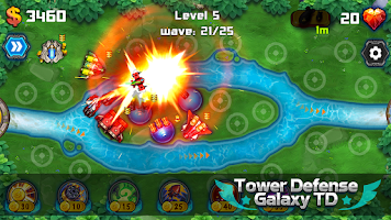 Tower Defense: Galaxy TD Screenshot