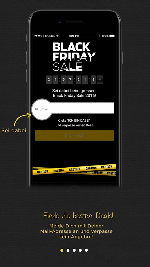 Android application Black Friday Sale 2016 screenshort