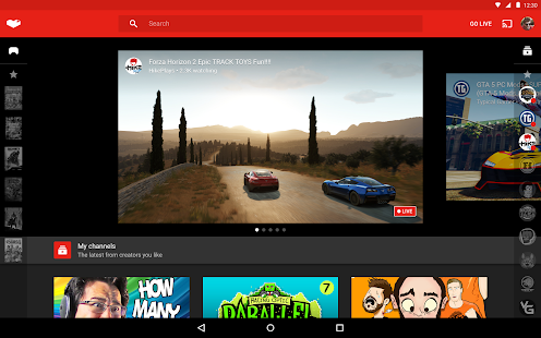  YouTube Gaming – Vignette de la capture d'écran  