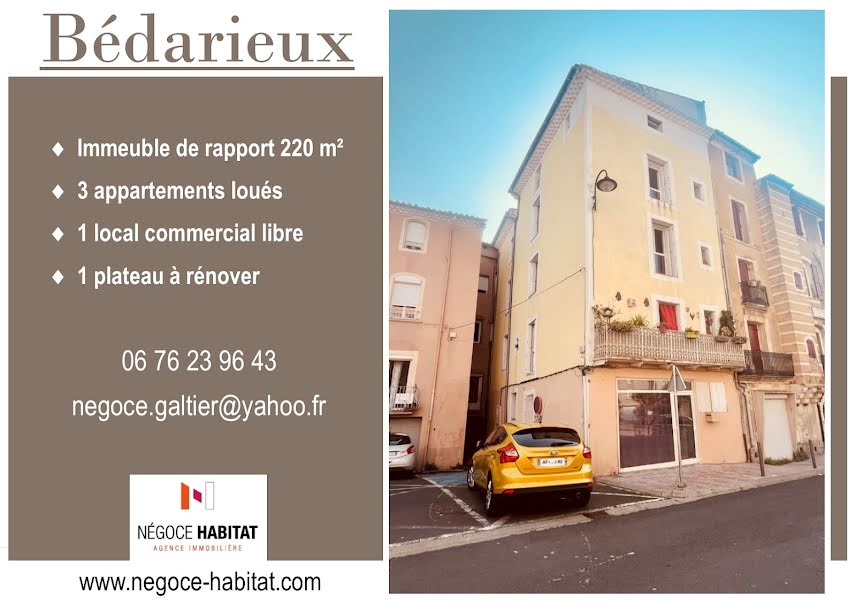 Vente maison  220 m² à Bédarieux (34600), 180 000 €