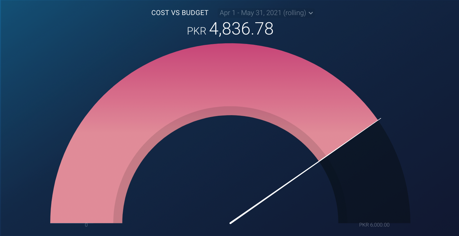 Cost visualization