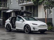 The seven-seater Tesla Model X has falcon-wing doors providing access to the rear seats.
Picture: NETCARSHOW