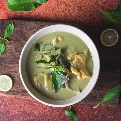 Fish In Green Curry (10 Pcs)