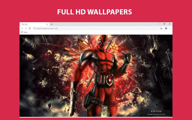 Deadpool Wallpapers and New Tab