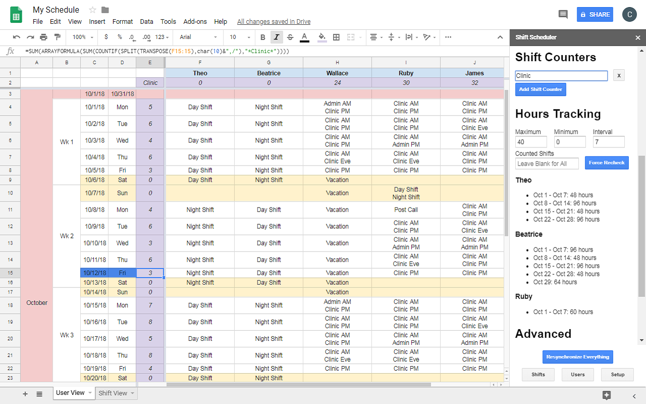 Shift Card Types in the Calendar – Shyft User Resources