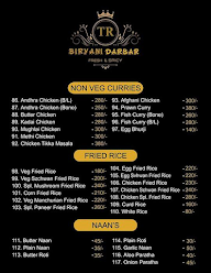 TR Biryani Darbar menu 2