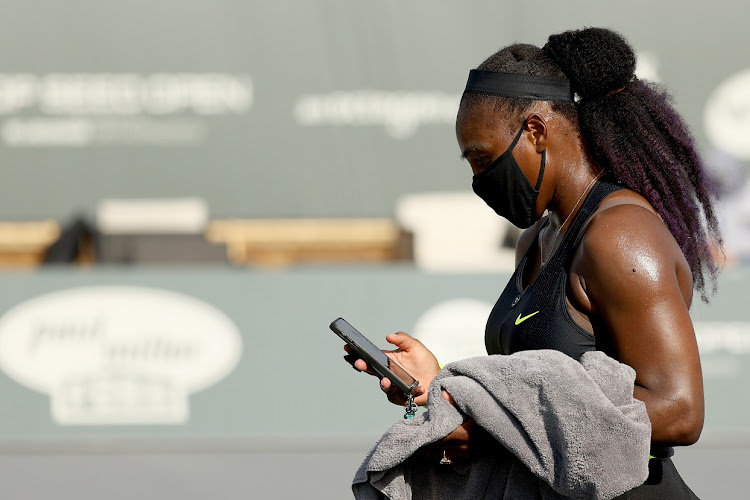 Serena Williams walks off the court after losing to Shelby Rogers 6-1, 4-6, 6-7 at the Top Seed Open in Lexington, Kentucky on August 14, 2020.