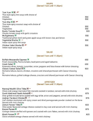 Ministry Of Food - Hilton Bangalore Embassy Golflinks menu 1