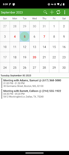 Screenshot Chaos Calendar