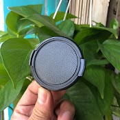 Nắp Đậy Ống Kính (Lens Cap) Loại Mỏng - Không Chữ - Bấm Bên Hông - Full Size