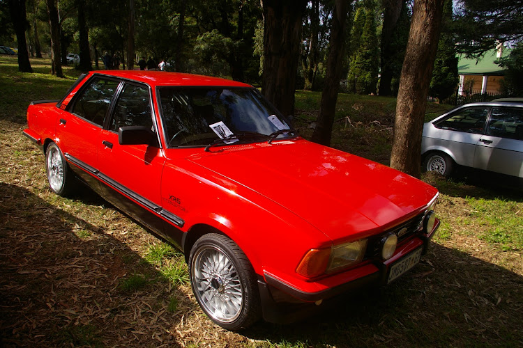 A Mk V Cortina XR6, with aftermarket wheels. Picture: STUART JOHNSTON