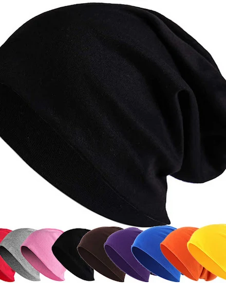 Winter Bonnet Hat For Men's Women Fashion Warm Solid Colo... - 2