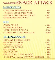 Foodiezz Snack Attack menu 1