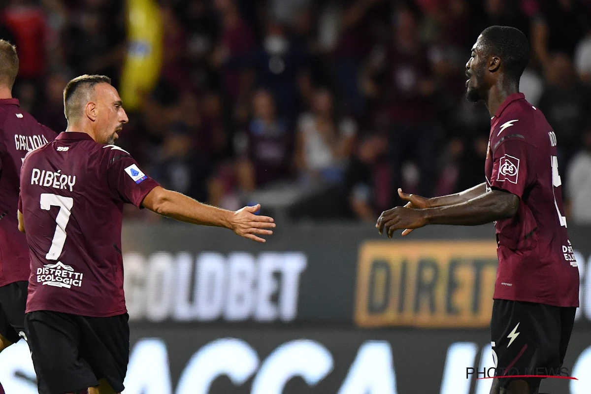 La Salernitana de Ribery empoche sa première victoire