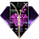 Violet Glitter Diamond Zipper Theme icon