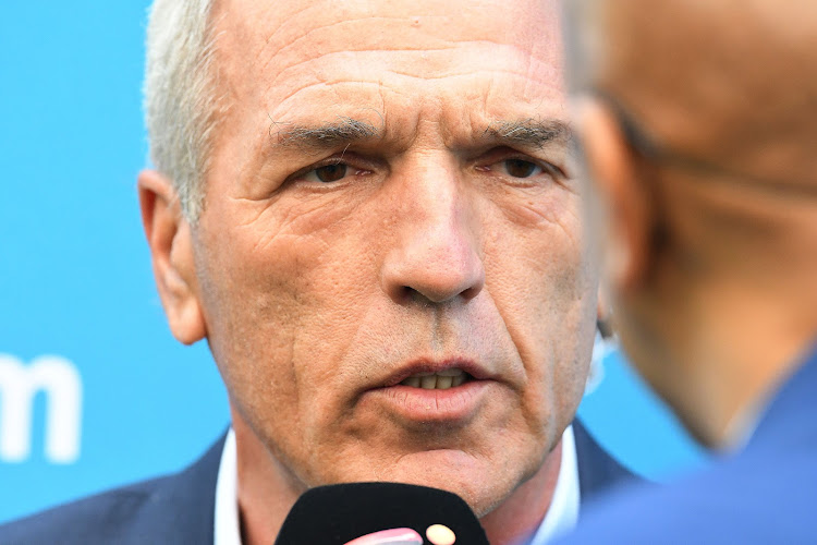 Ernst Middendorp of Kaizer Chiefs during the Telkom Knockout quarter final match between Kaizer Chiefs and Orlando Pirates at Moses Mabhida Stadium on November 02, 2019 in Durban, South Africa.