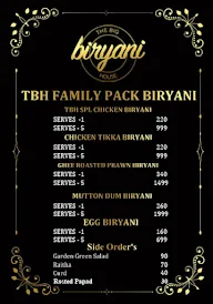 The Big Biryani House menu 5