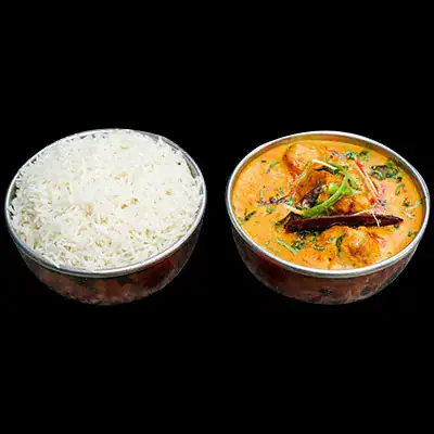 Kadhi Pakora Rice