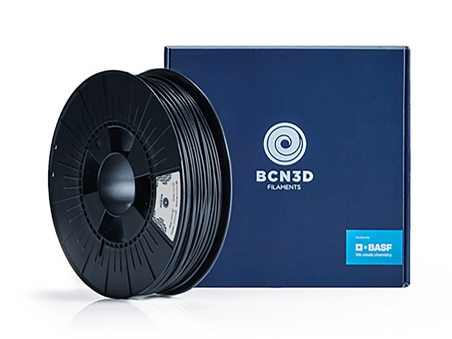 BCN3D Black PAHT CF15 Carbon Filled Nylon Filament - 2.85mm (0.75kg)