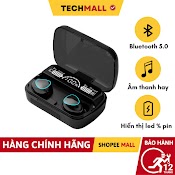 Tai Nghe Bluetooth Không Dây Bass Mạnh M10 Tws V5.1 3500Mah Nút Chạm Cảm Ứng Âm Thanh Hifi - Techmall