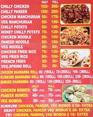 Shawarma Roll & Momos menu 1