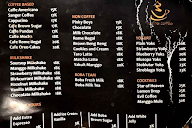 N Nine Coffee menu 1
