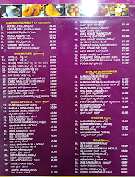 Brindavana Grand menu 1