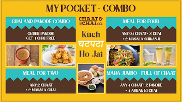 Chaat And Chai Co menu 