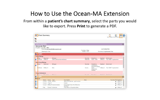 Ocean-MA Extension