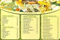 Dosa Republic menu 1