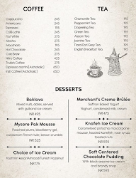 Mister Merchant’s menu 5