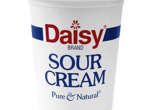 Sour cream stock photo